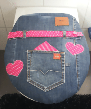 �berzug f�r WC Deckel